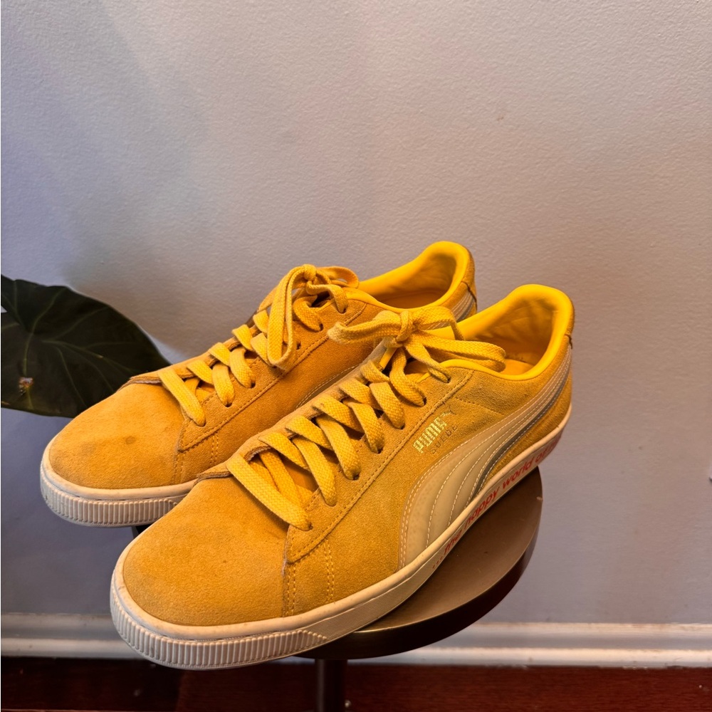 PUMA x Haribo Suede Triplex "Goldbears" Yellow Sneakers